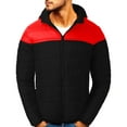 thumbnail image 1 of Vedolay Men's Winter Coats Outwear Mens Overcoats Casual Thicken Coats Red,XL, 1 of 4
