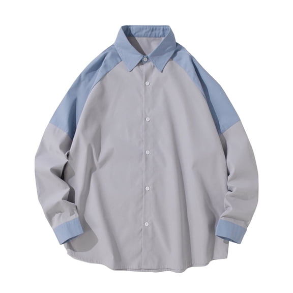 Vedolay Men's and Big Men's Button Down Long Sleeve Soft Cardigan Blazer Jackets Grey,2XL