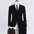 thumbnail image 1 of Vedolay Mens 2023 Coat Men's Casual Long Sleeve Open Front Lapel Collar Work Office Blazer Jacket,BK1 3XL, 1 of 5