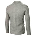 thumbnail image 1 of Vedolay Mens 2023 Suit Jackets Men's Casual Open Front Long Sleeve Work Office Lapel Button Blazer Jackets,Dark Gray S, 1 of 5
