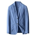 thumbnail image 1 of Vedolay Mens Blazers Lightweight Business Casual Work Office Blazers with Pockets Blue,L, 1 of 2