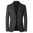 thumbnail image 1 of Vedolay Mens Blazers Open Front Basic Lightweight Solid Blazer Jacket Black,2XL, 1 of 4