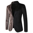 thumbnail image 1 of Vedolay Mens Blazers for Work 2023 Business Casual Blazer Work Office Coats Brown,3XL, 1 of 3