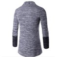 thumbnail image 1 of Vedolay Mens Cardigan Sweater Open Front Cardigan Coats Soft Coat Fall 2023 Grey,XL, 1 of 3