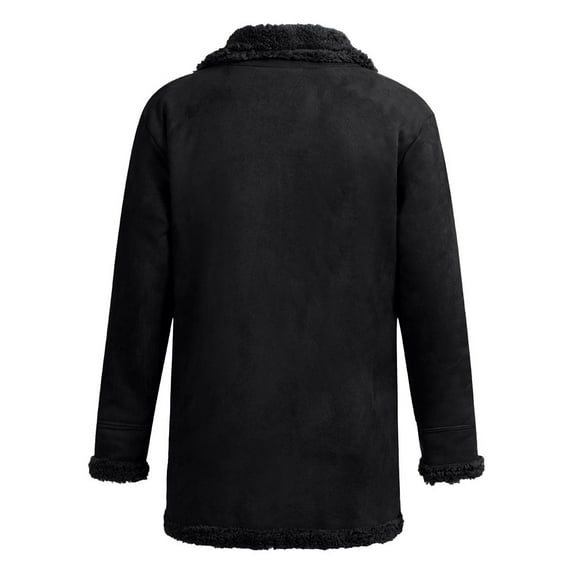 Vedolay Mens Fall Cardigans Casual Loose Fall Coat for Men Jacket Coat Black,2XL