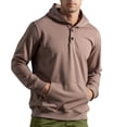 thumbnail image 1 of Vedolay Mens Hoodies 2023 Print Crew Neck Long Sleeves Sweatshirt Tops for Men Khaki,3XL, 1 of 5