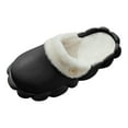 thumbnail image 1 of Vedolay Mens House Slippers House Slippers for Men Warm Fashion Slippers for Indoor Black,43, 1 of 5