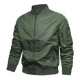 thumbnail image 1 of Vedolay Mens Jackets Lightweight Bomber Jacket Casual Zip-Up Fashion Outwear Coat A,M, 1 of 4