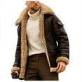 thumbnail image 1 of Vedolay Mens Jackets Long Sleeve Cardigan Blouse Clothes Brown,L, 1 of 4