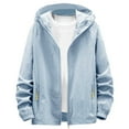 thumbnail image 1 of Vedolay Mens Jackets Open Front Cardigan Blazer Jacket Jacket Coat Clothes Light Blue,3XL, 1 of 5