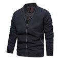 thumbnail image 1 of Vedolay Mens Jackets Trendy Open Front Cardigan Dressy Blazer Jacket Jacket Black,2XL, 1 of 4