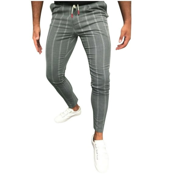 Vedolay Mens Lounge Pants Relaxed Fit Athleticity Slim Multi-Pocket Long Pants Grey,2XL