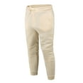 thumbnail image 1 of Vedolay Mens Pants 2023 Big and Tall Drawstring Cargo Pant Khaki,XL, 1 of 3