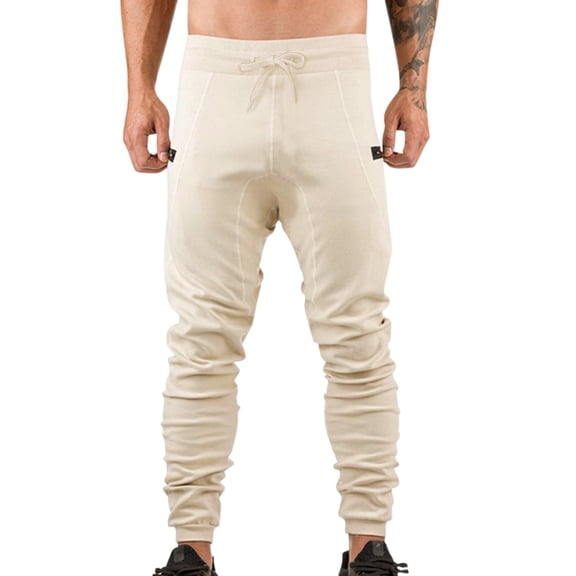 Vedolay Mens Pants Casual Long Sweatpants with Pockets 2023 Khaki,2XL