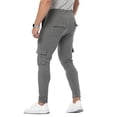 thumbnail image 1 of Vedolay Mens Pants Mens Sweatpants Men Joggers Pants Fashion Men's Sport Color Bandage Casual Loose Sweatpants Drawstring Pant,B L, 1 of 5