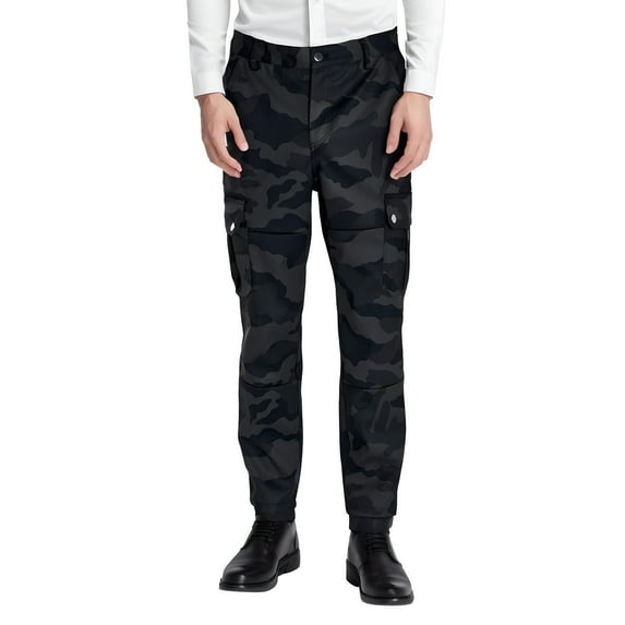 Vedolay Mens Pants Outdoor Straight Type Casual Pants Trousers Camouflage,4XL