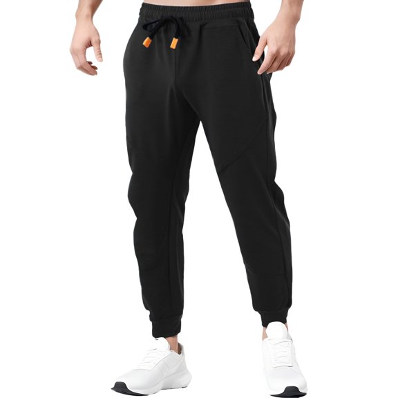 Vedolay Mens Pants Relaxed Fit Casual Pants with Stretch Casual Pants Trousers Black,M