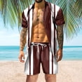 thumbnail image 1 of Vedolay Mens Short Outfit Men's 2 Piece Outfits Tracksuits Summer Fashion Casual Short Sleeve and Shorts set,Black XL, 1 of 5