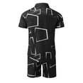thumbnail image 1 of Vedolay Mens Short Set Men's 2 Pieces Shirt and Short Sets Casual Summer Sweatsuits Fashion Beach Outfits,Brown L, 1 of 5
