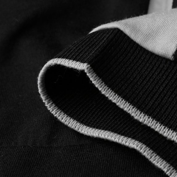 Vedolay Mens Short Set Men's Polo Shirt and Shorts Sets 2 Piece Casual Outfits Printed Suits,Black S