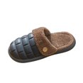 thumbnail image 1 of Vedolay Mens Slippers Indoor House Slippers Soft Slip-On Bedroom Slippers Cozy Home Shoes Grey,45, 1 of 5