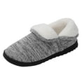 thumbnail image 1 of Vedolay Mens Slippers Slippers Cozy House Shoes Slippe Bedroom Shoes Non Slip Indoor Grey,42, 1 of 5