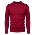 thumbnail image 1 of Vedolay Mens Sweaters 2023 Cute Long Sleeve Sweaters Loose Tops Knit Pullover Red,One Size, 1 of 4