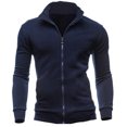 thumbnail image 1 of Vedolay Mens Sweaters Knitted Long Sleeve Slim Fit Workout Cardigans Navy,XL, 1 of 2
