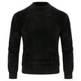 thumbnail image 1 of Vedolay Mens Sweaters Long Sleeve Knit Sweater Warm Pullover Sweater Black,L, 1 of 4