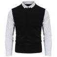 thumbnail image 1 of Vedolay Mens Sweaters Oversized Pullover Sweaters Tops White,2XL, 1 of 5