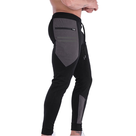 Vedolay Mens Sweatpants Classic Fit Fashion Work Multi-Pocket Hiking Outdoor Pants Black,S