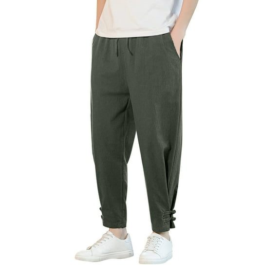 Vedolay Mens Sweatpants with Pockets Loose Baggy with Pockets Gym Sweatpants 2023 Green,XL