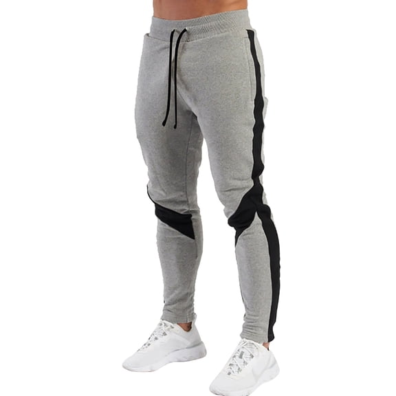 Vedolay Mens Work Pants Joggers Baggy Sweatpants Trousers Grey,L
