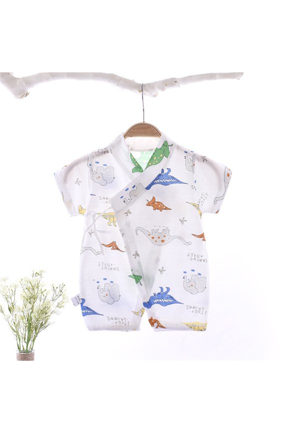 One Piece Bodysuit For Baby Boys Scoop Neck Ruffle Overlay Jumpsuit Rompers Casual Loose Long Wide Leg Jumper Outfits,Light Blue 3-6 Months