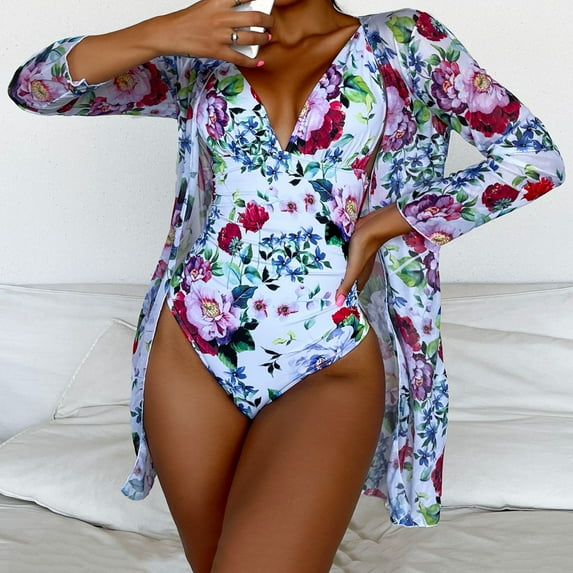 Vedolay One Piece Swimsuit Women Women's Crisscross One Piece Swimsuit Training Swimwear Vintage Bathing Suit,D L