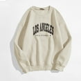 thumbnail image 1 of Vedolay Oversized Sweatshirt for Women Sweatshirt for Women 2023 Fall Long Sleeve Crewneck Pullover Tops,Coffee XXL, 1 of 5