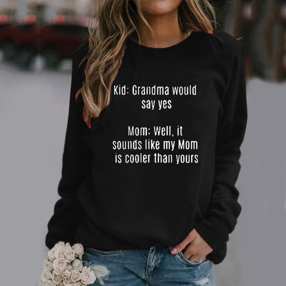 Vedolay Oversized T Shirts Women's Oversized Half Zip Pullover Long Sleeve Sweatshirt Quarter Zip Hoodie Sweater,Black M