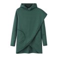 thumbnail image 1 of Vedolay Oversized T Shirts for Women Women's 2023 Oversized Hoodies Sweatshirts Casual Long Sleeve Pullover Loose 2023 Fall Clothes,Green XL, 1 of 4