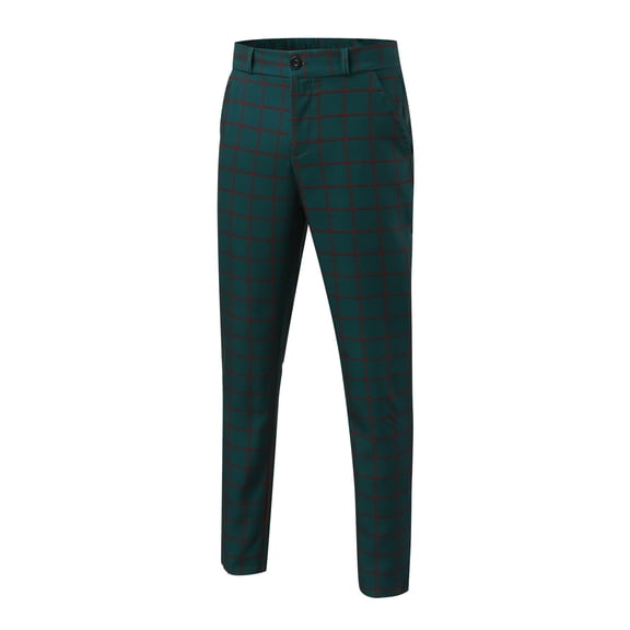 Vedolay Pants Casual Men Drawstring Loose Linen Beach Pants Casual Summer Elastic Waist Yoga Cotton Trousers,Green XL