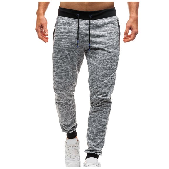 Vedolay Pants For Men Mens Linen Pants Beach Simple Print Casual Summer Plus Size with Pockets,Gray L