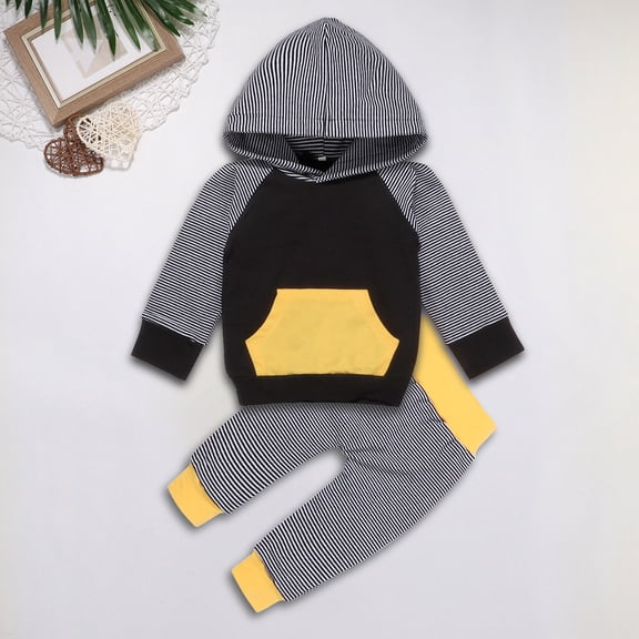 Vedolay Pants Outfits for Boys Toddler Boy Fall Clothes Outfits Long Sleeve Letter Print Top and Pants Clothing Set,Gray 12-18Months