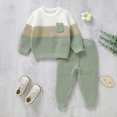 thumbnail image 1 of Vedolay Pants Sets for Girls 2 Pieces Girls Outfits Tie Dye Long Sleeve Sweatpants Set,Green 9-12 Months, 1 of 5