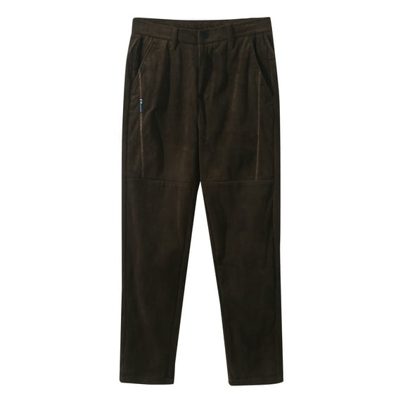 Vedolay Pants for Men Sweats Casual Straight-Leg Trousers Leg Trousers Pants Coffee,32