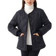 thumbnail image 1 of Vedolay Parka Jacket Women 2023 Padded Puffer Jacket Coat With Hood Black,3XL, 1 of 3