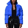 thumbnail image 1 of Vedolay Parka Jacket Women Business Work Winter Fall Coat Fashion Fall Coat 2023 Blue,L, 1 of 5