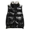 thumbnail image 1 of Vedolay Parka Jacket Women Hooded Warm Jacket Zip Parka Active Outdoor Long Coats Black,XL, 1 of 4