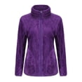 thumbnail image 1 of Vedolay Parka Jacket Women Winter Lady Work Casual Loose Jacket Coat Purple,2XL, 1 of 4