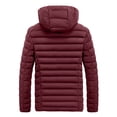 thumbnail image 1 of Vedolay Parka Jackets Coat for Men Solid Color Causal Winter Warm Thicken Overcoat Red,3XL, 1 of 3