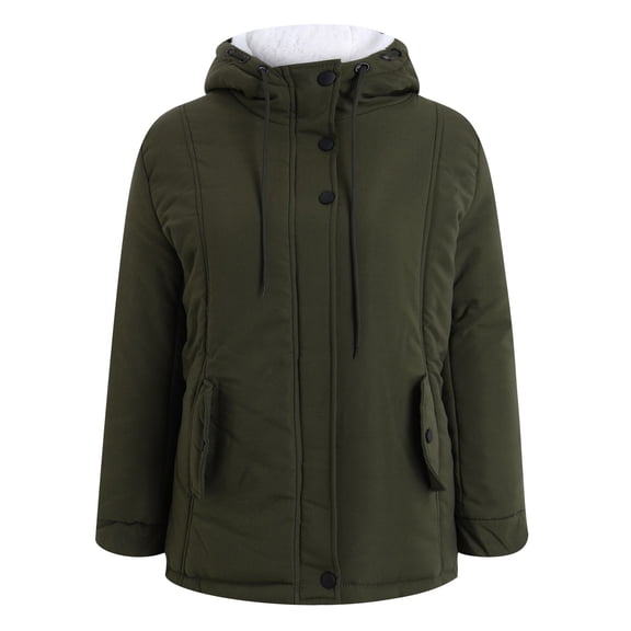 Vedolay Parka Jackets Coat for Women Winter Warm Lined Thick Hooded Jacket Outwear Overcoat AG,S