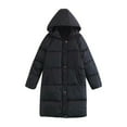 thumbnail image 1 of Vedolay Parkas for Women 2023 Trench Coat Lightweight Long Coat Soft Outerwear Jacket Black,M, 1 of 5
